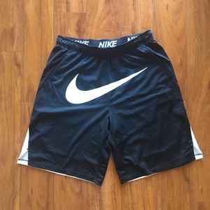 Nike Mens large front logo Dri-Fit Shorts XL